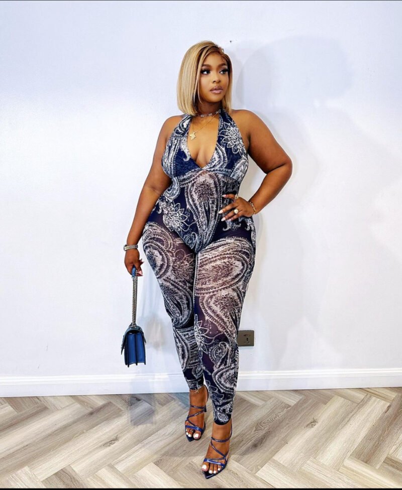 Gum Body Jumpsuit - Blue Combo