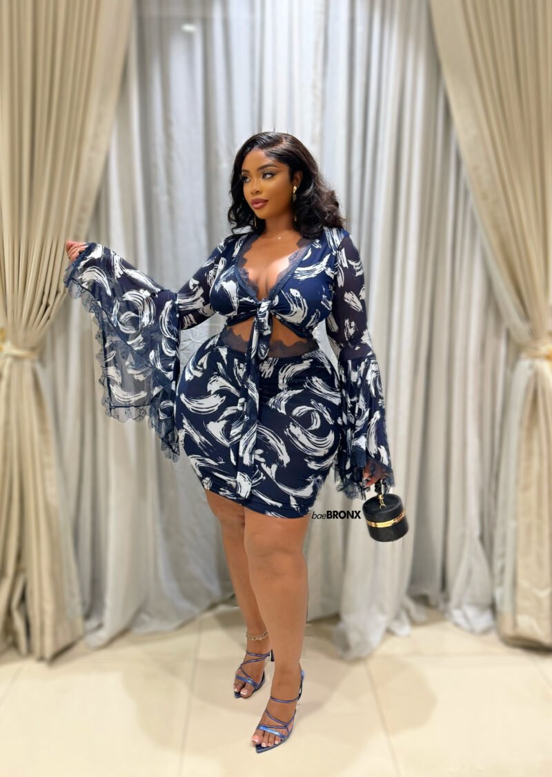 Felicia Please 2 piece skirt (blue)